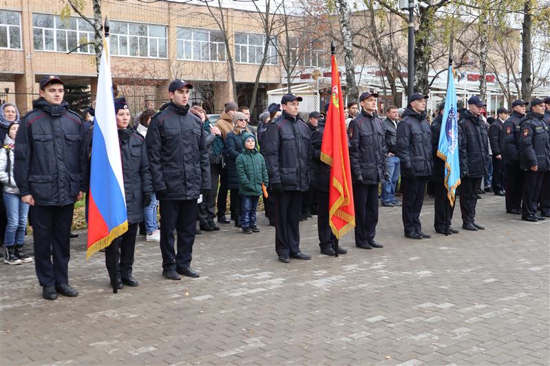 Сотрудники подмосковного областного управления Росгвардии приняли участие в церемонии принятия присяги курсантами колледжа «Энергия» 