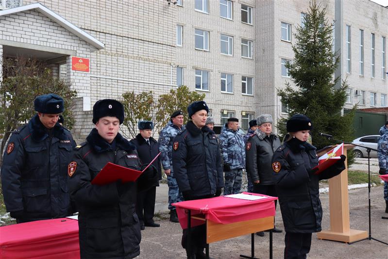 Новобранцы Управления Росгвардии по Республике Марий Эл приняли присягу