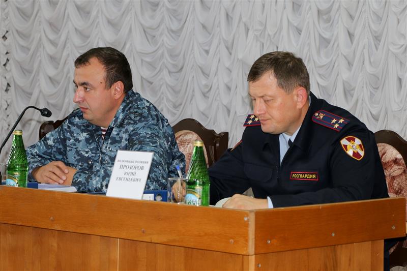 Начальник вневедомственной охраны Управления Росгвардии по Ставропольскому краю подвел итоги работы подчинённых за 9 месяцев текущего  года