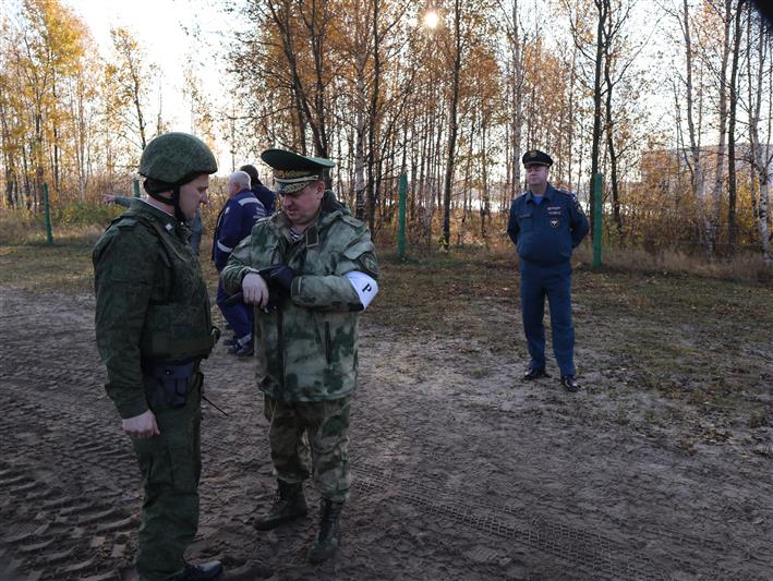 В Нижегородской области военнослужащие и сотрудники Приволжского округа Росгвардии приняли участие в тактическом учении