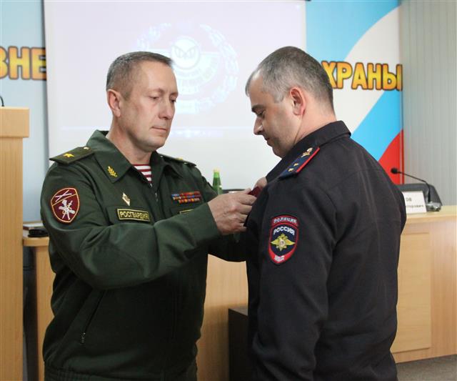 В Южном округе Росгвардии отметили 66-летие вневедомственной охраны