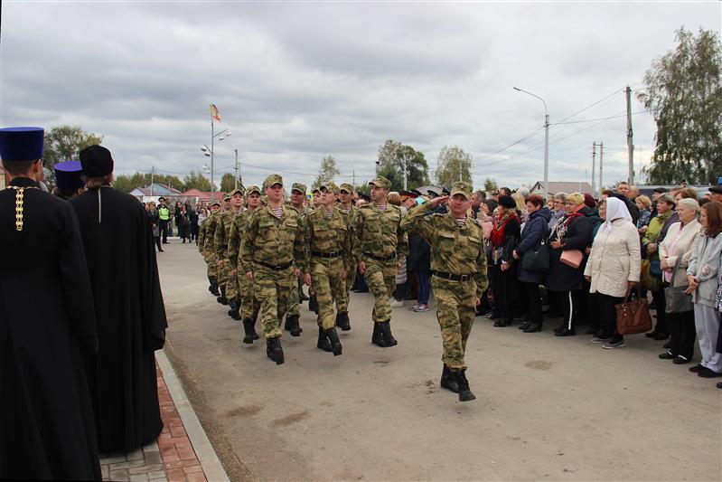 Рязанские росгвардейцы открыли памятник Александру Невскому и отметили 175-летие генерала Михаила Скобелева