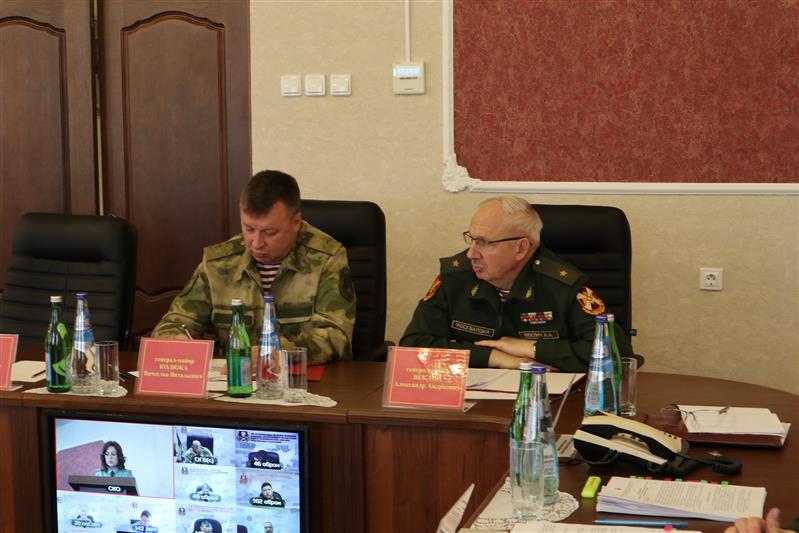 В Северо-Кавказском округе Росгвардии состоялось заседание военного совета