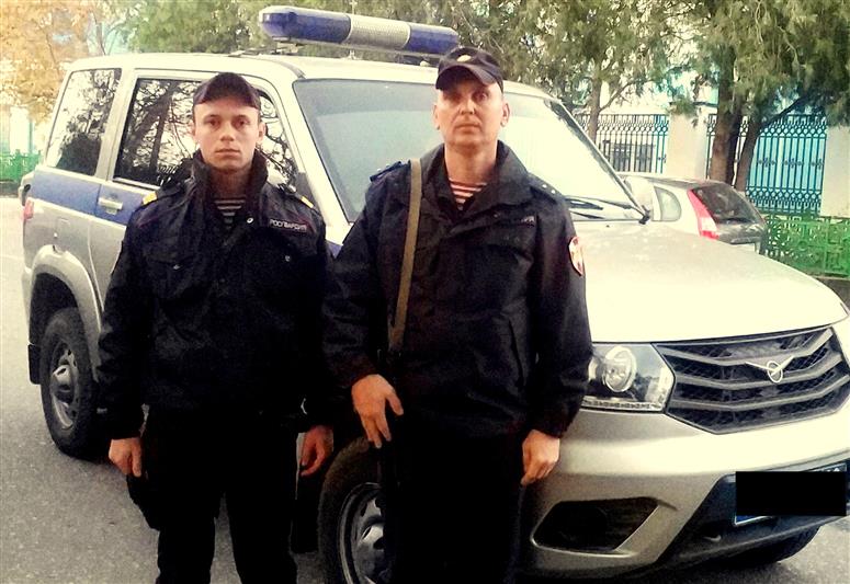 В Крыму росгвардейцы нашли и передали полиции молодого человека, утратившего связь с родными
