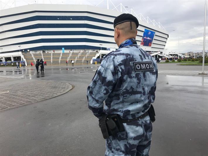 В Калининграде росгвардейцы обеспечили правопорядок при проведении футбольного матча Лиги наций