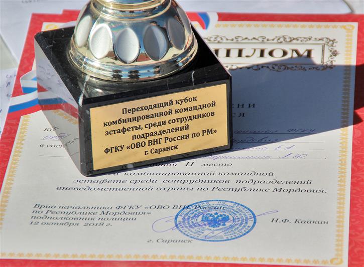 В Саранске определился лучший экипаж группы задержания среди сотрудников вневедомственной охраны территориального органа Росгвардии 