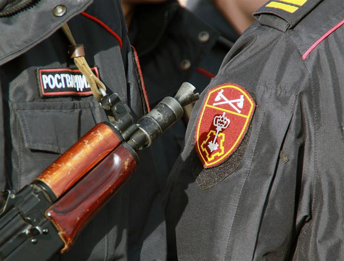 Подразделения Росгвардии приняли участие в гарнизонном разводе правоохранителей в Саранске