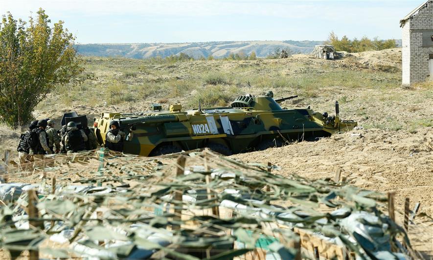 Росгвардейцы Южного округа приняли участие в тактико-специальном учении в Волгоградской области (видео, видео)