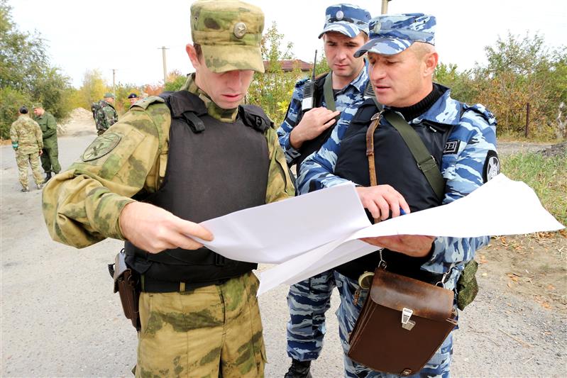 Росгвардейцы Южного округа приняли участие в тактико-специальном учении в Волгоградской области (видео, видео)
