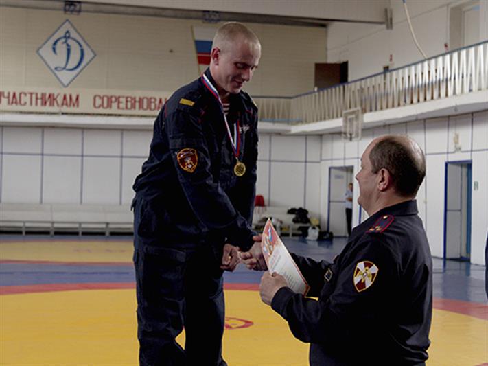 Подведены итоги чемпионата по рукопашному бою среди сотрудников Управления Росгвардии по Кемеровской области