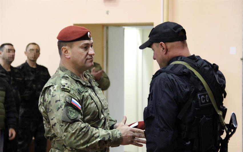 Воронежский СОБР вернулся из служебной командировки
