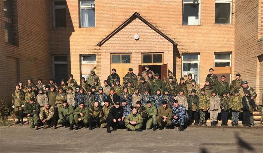 Сотрудники московского ОМОН на транспорте приняли участие в военно-патриотических сборах «Честь имею! Воскресенск-2018»