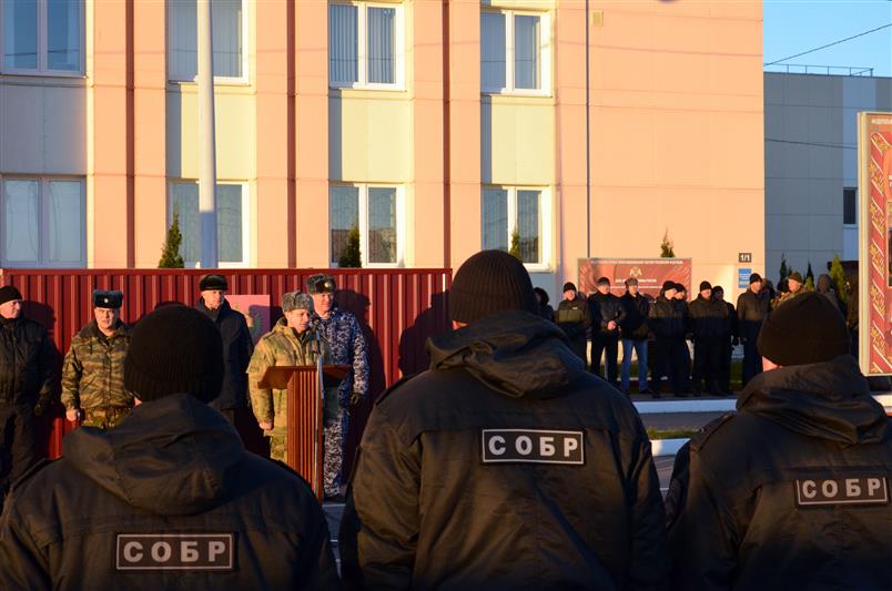 Сотрудники белгородского ОМОН и тамбовского СОБР  вернулись  из служебной командировки