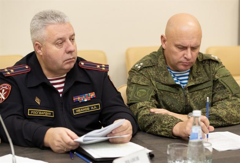 Начальник Управления Росгвардии по Псковской области принял участие в заседании оперативного штаба региона