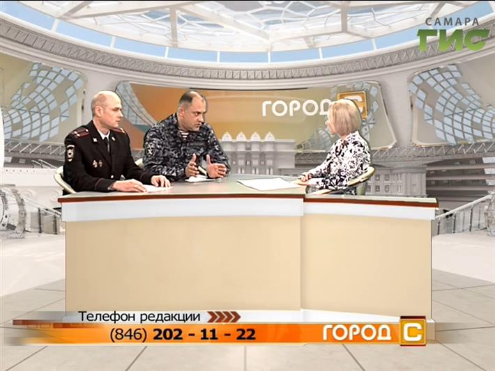 В Самаре инспектор Росгвардии принял участие в информационно-публицистической программе «Отвечаю по закону»