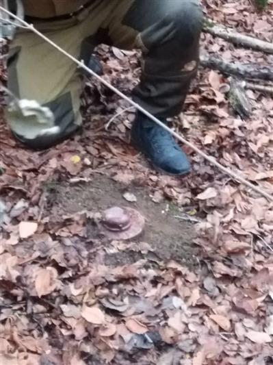 Взрывотехники махачкалинского ОМОН уничтожили схрон с боеприпасами