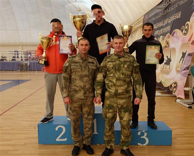 В Черкесске состоялся чемпионат по рукопашному бою среди росгвардейцев