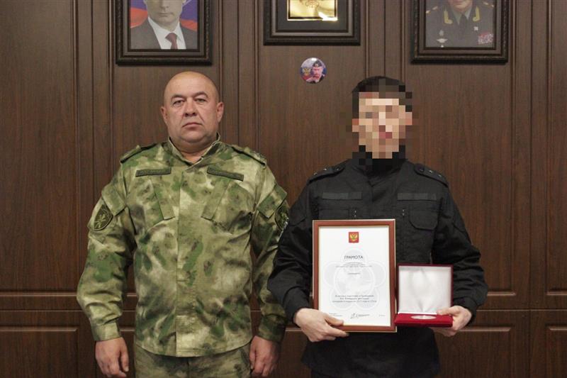 В Карачаево-Черкесии состоялась церемония награждения лучших сотрудников территориального управления Росгвардии 
