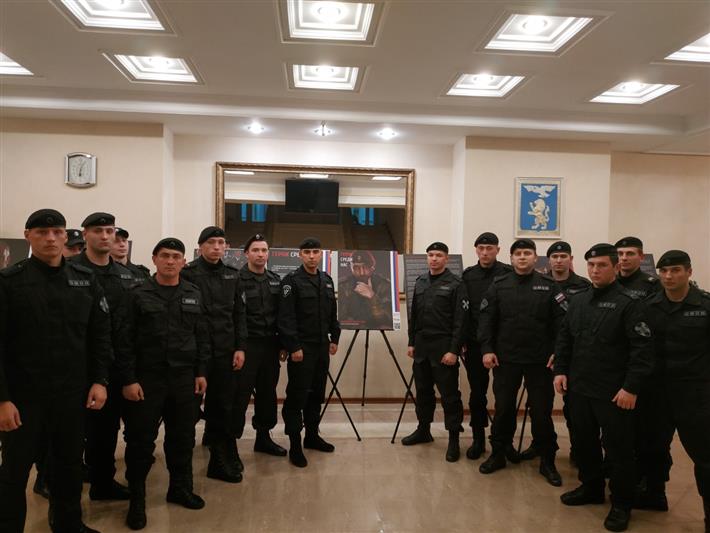 В Белгороде сотрудники Росгвардии поздравили городское отделение ВООВ «Боевое братство» с 10-летним юбилеем