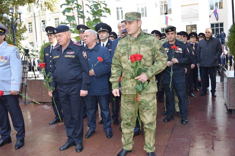 В Махачкале росгвардейцы приняли участие в праздновании Дня полиции 