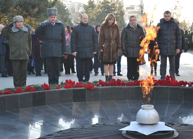 Росгвардейцы приняли участие в торжественных мероприятиях, посвященных 77-й годовщине освобождения Ростова-на-Дону от немецко-фашистских захватчиков