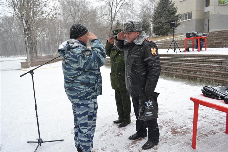 Биробиджанский ОМОН отметил 25-летие