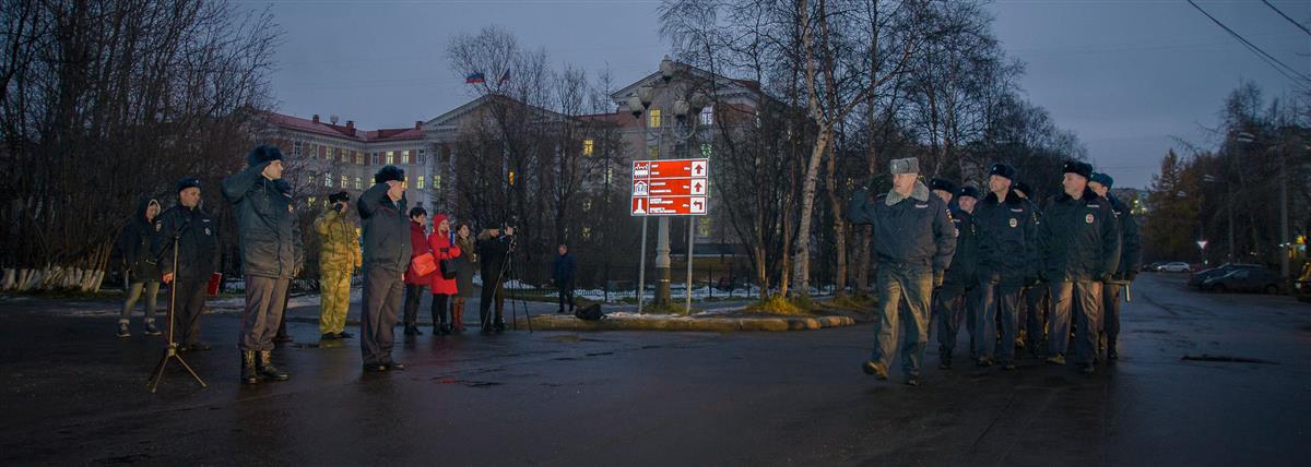 В Мурманске состоялся общегородской инструктаж комплексных сил Росгвардии и полиции