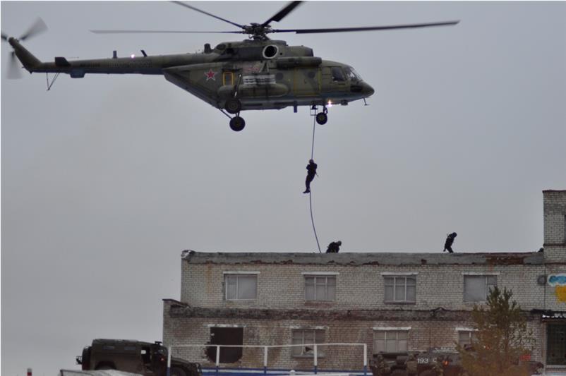 СОБР продемонстрировал высокий уровень профессиональной подготовки на миротворческих учениях ОДКБ (фото)