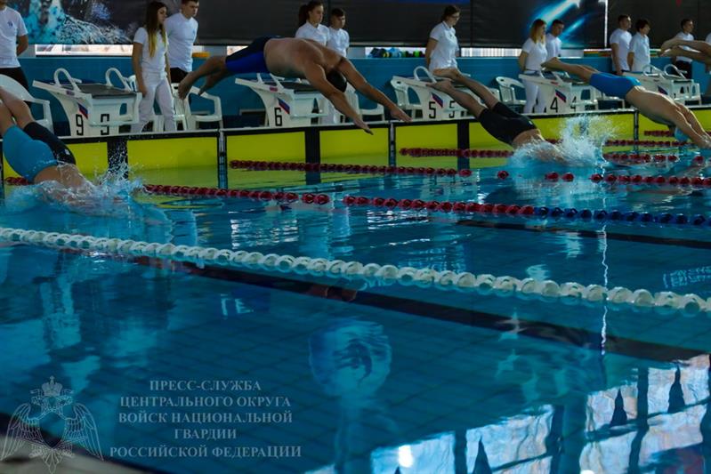 Команда Росгвардии одержала победу на всероссийских соревнованиях общества «Динамо» по плаванию