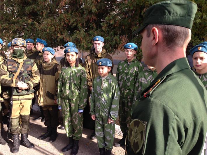 В столице Республики Калмыкия росгвардейцы приняли участие в слете регионального отделения Юнармии