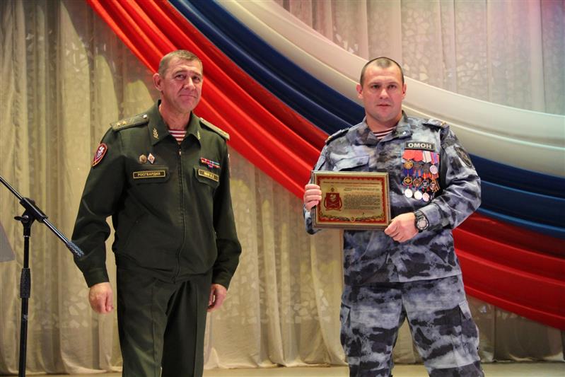 Таганрогский ОМОН отметил 25-летний юбилей со дня образования отряда