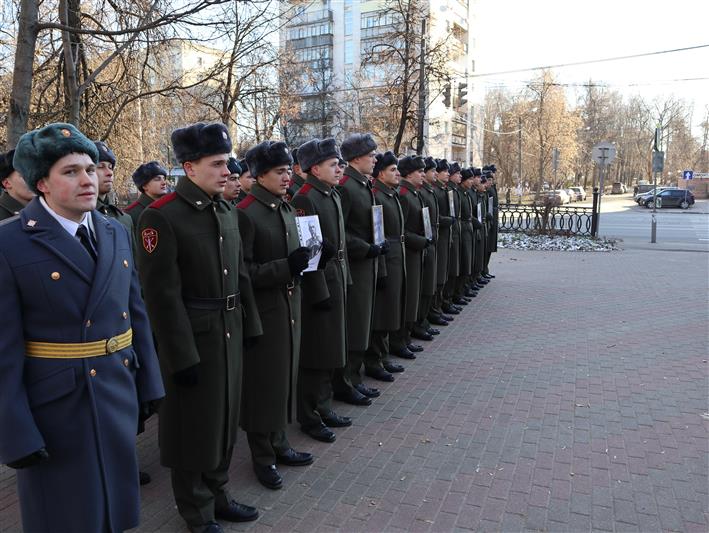 Нижегородские росгвардейцы приняли участие в митинге, посвященном 100-летию окончания Первой мировой войны (фото, видео)