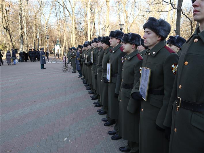 Нижегородские росгвардейцы приняли участие в митинге, посвященном 100-летию окончания Первой мировой войны (фото, видео)