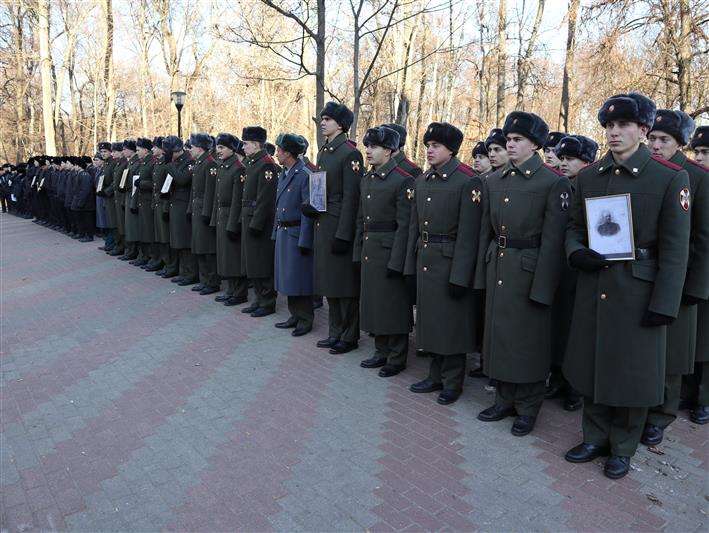 Нижегородские росгвардейцы приняли участие в митинге, посвященном 100-летию окончания Первой мировой войны (фото, видео)
