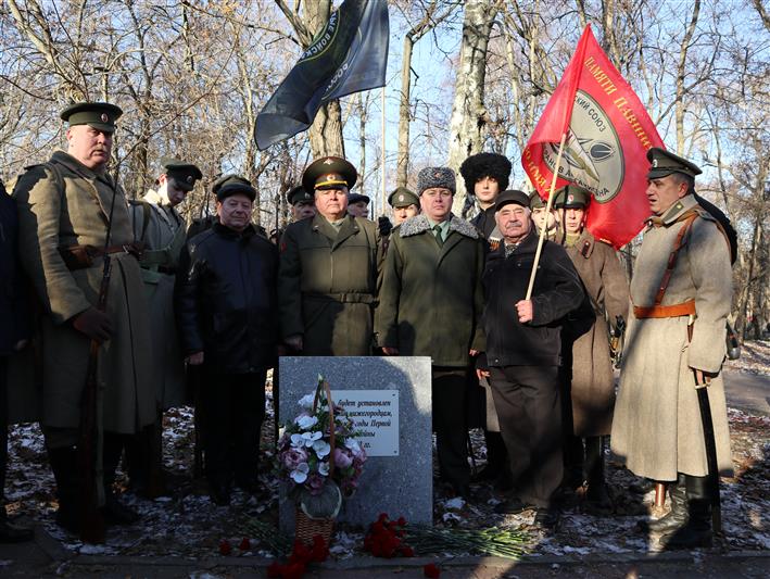 Нижегородские росгвардейцы приняли участие в митинге, посвященном 100-летию окончания Первой мировой войны (фото, видео)