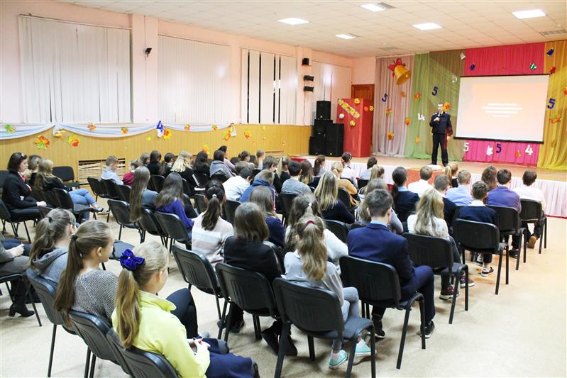 Сотрудники Росгвардии  рассказали воронежским  школьникам о вреде наркотиков