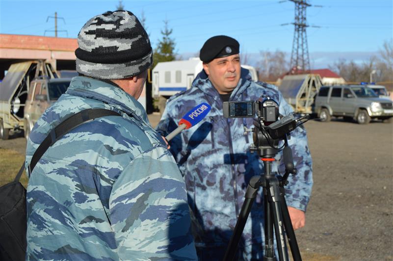 В Орле состоялась акция «Служба в ОМОН – выбор настоящих мужчин»