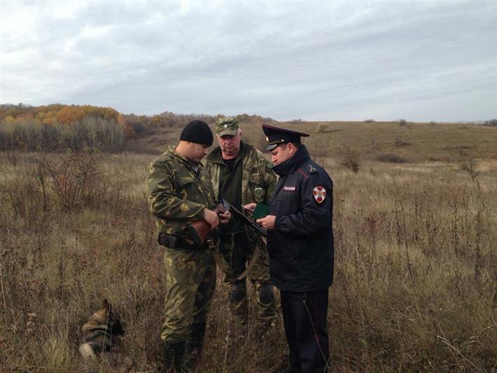 Белгородские росгвардейцы провели профилактические рейды в связи с открытием сезона охоты на зайца