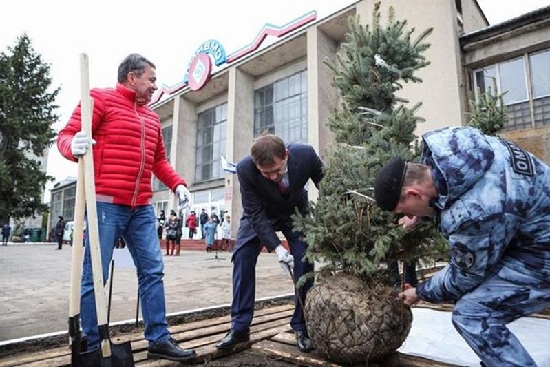 Воронежский ОМОН присоединился к акции «Динамовский лес»