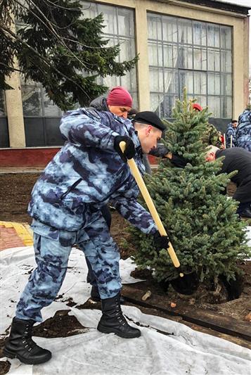 Воронежский ОМОН присоединился к акции «Динамовский лес»