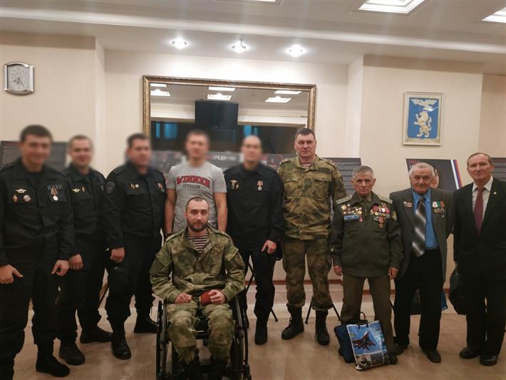 В Белгороде сотрудники Росгвардии поздравили городское отделение ВООВ «Боевое братство» с 10-летним юбилеем