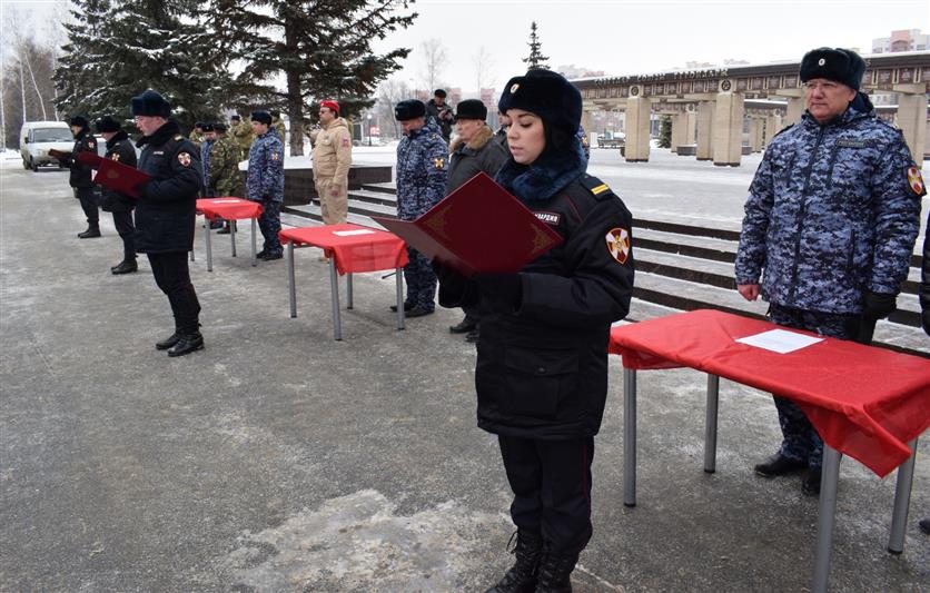 Вневедомственная охрана Росгвардии по Республике Татарстан приняла новобранцев в свои ряды