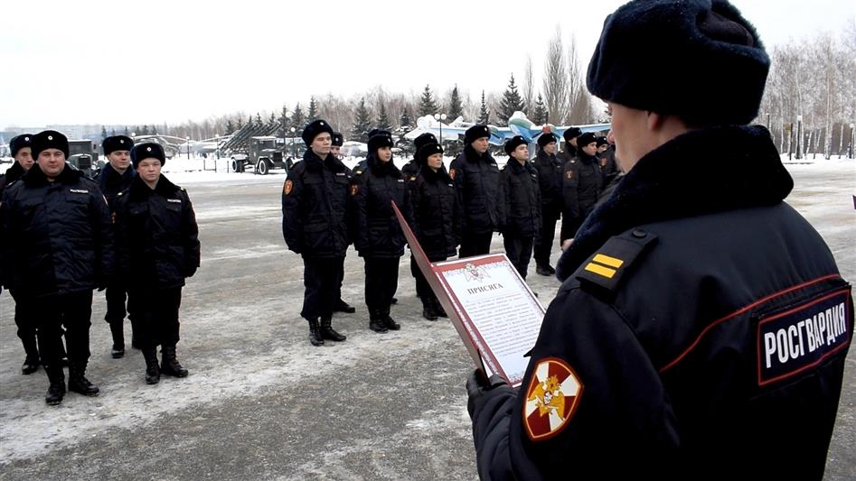 Вневедомственная охрана Росгвардии по Республике Татарстан приняла новобранцев в свои ряды