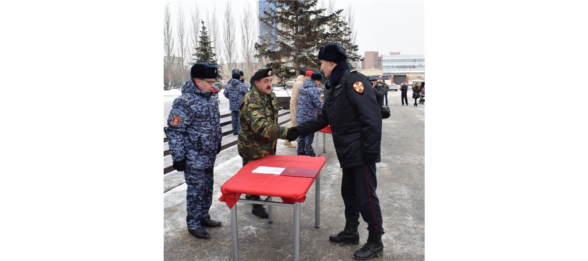 Вневедомственная охрана Росгвардии по Республике Татарстан приняла новобранцев в свои ряды