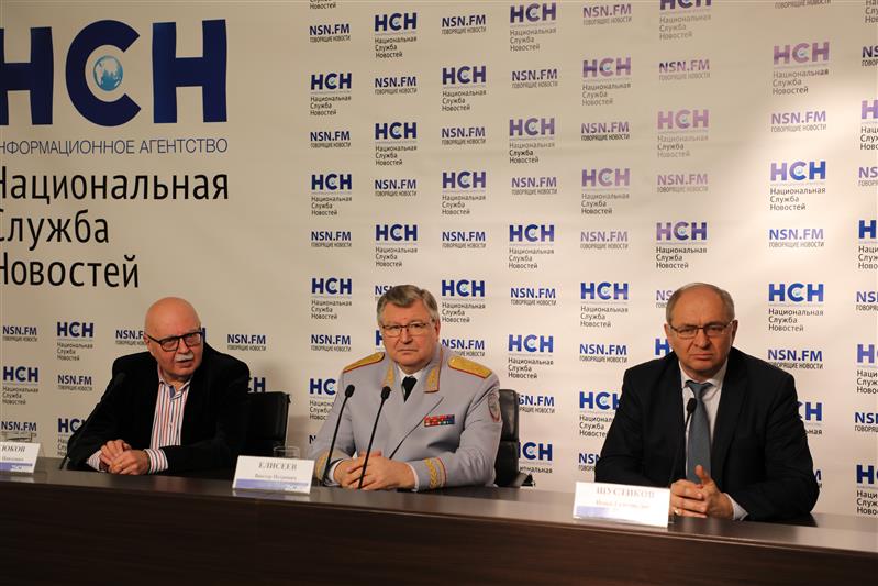Состоялась пресс-конференция генерал-майора Виктора Елисеева в Национальной службе новостей