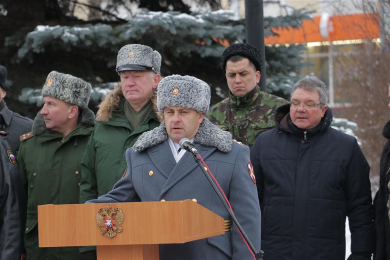 В Калуге состоялась церемония принятия присяги военнослужащими Росгвардии