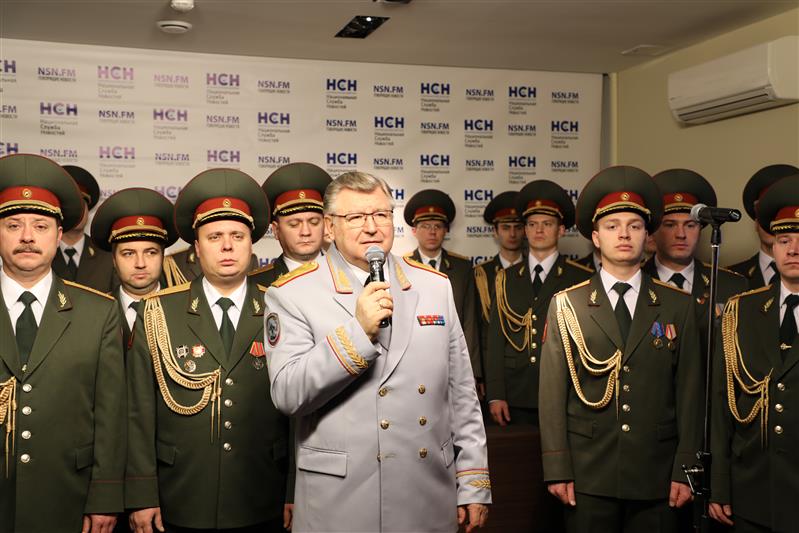 Состоялась пресс-конференция генерал-майора Виктора Елисеева в Национальной службе новостей