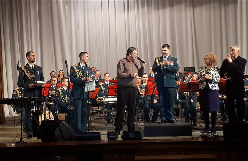 В Республике Северная Осетия-Алания выступил военный оркестр штаба Северо-Кавказского округа Росгвардии
