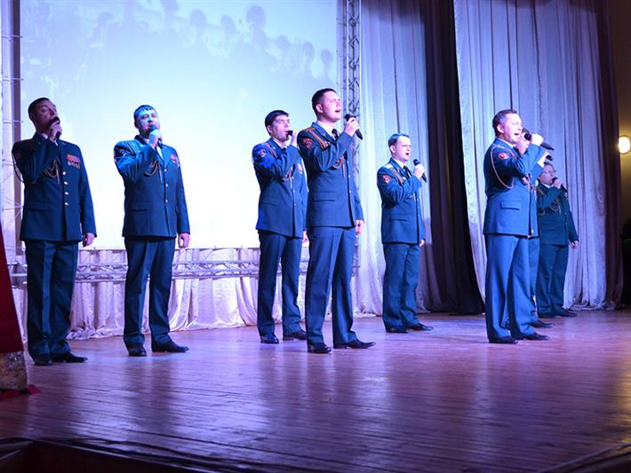 В Томском государственном педагогическом университете прошел концерт ансамбля песни и пляски Сибирского округа Росгвардии