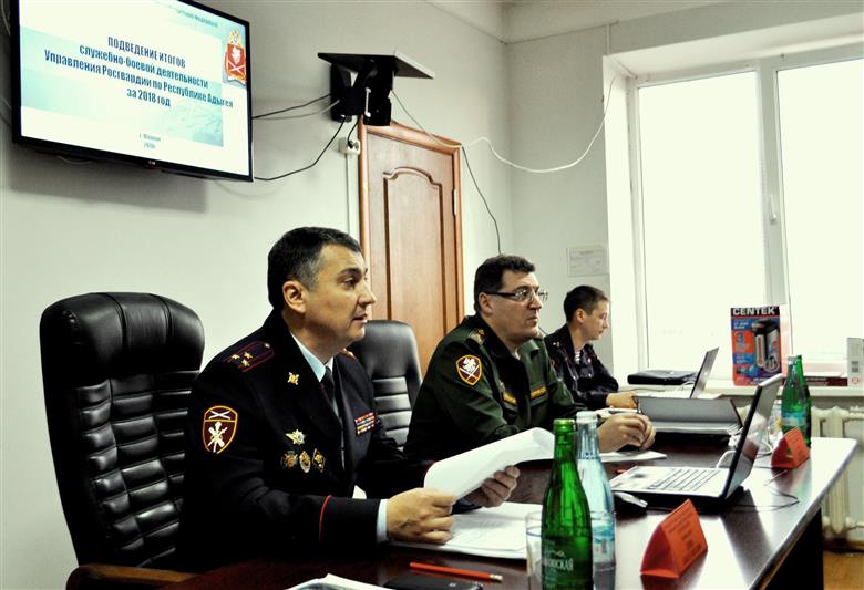 Подведены годовые итоги деятельности адыгейского управления Росгвардии
